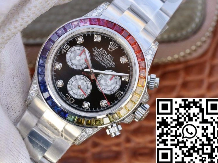 Cosmograph Dial Rolex BL 116595RBOW Factory Black Daytona Rainbow 0407